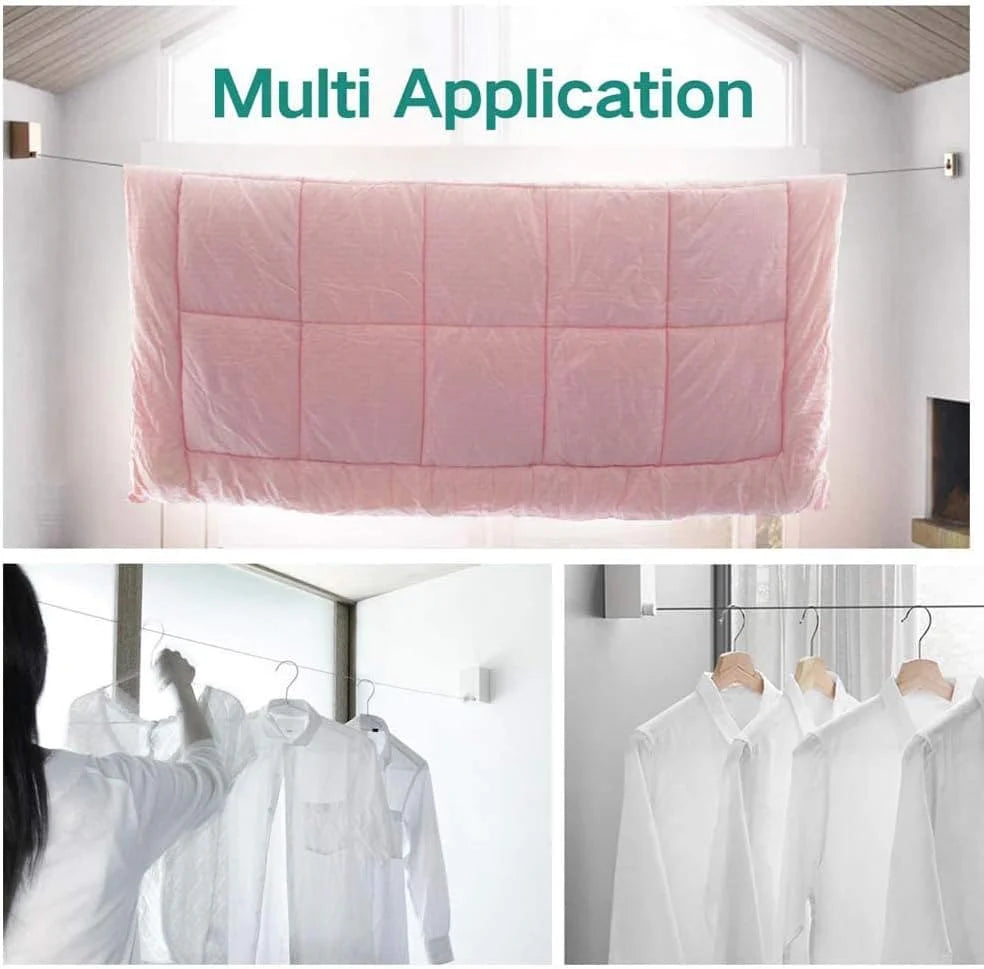 Retractable Clothes Wall Hanger Magic Drying Rack